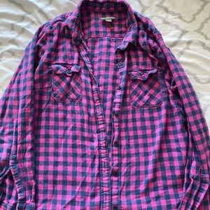 Eddie Bauer Plaid Button Up